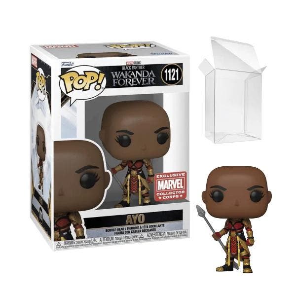 Funko Pop Marvel Wakanda Forever  Ayo 1121 Collector Corps, Collections, Jouets miniatures, Envoi
