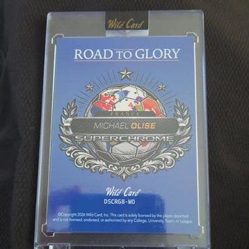 2026 Wild Card Road to Glory Michael Olise Serialized card,