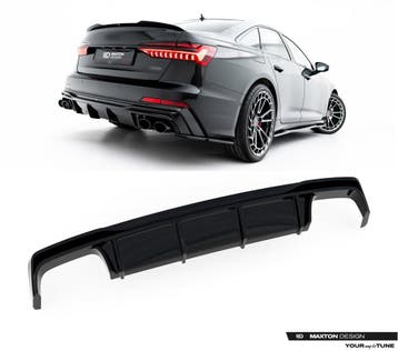Aggressive Diffuser voor Audi A6 / S-line / S6 C8 Facelift, Autos : Divers, Ophalen of Verzenden