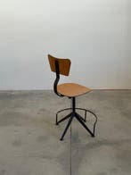 Kruk - Metaal, Hout - Industriële stoel / kruk