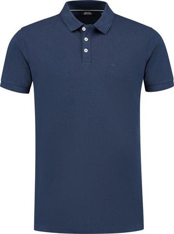 2dekans | Boston Brothers Gebreid Poloshirt - Blauw - Maat L, Vêtements | Hommes, Polos, Ophalen of Verzenden