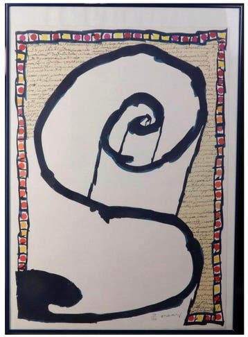 Pierre Alechinsky (1927) - The Serpent, Antiek en Kunst