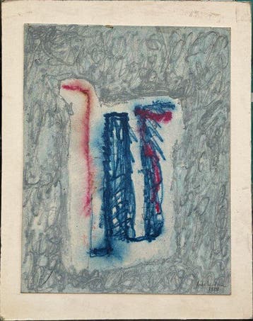 Agueda de La Pisa (1942) - Abstrait en deux tons (Vendu sans