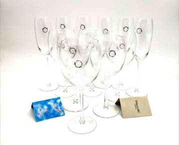 Nason&co - Drinkservies voor 6 (12) - Elly - Glas - Murano