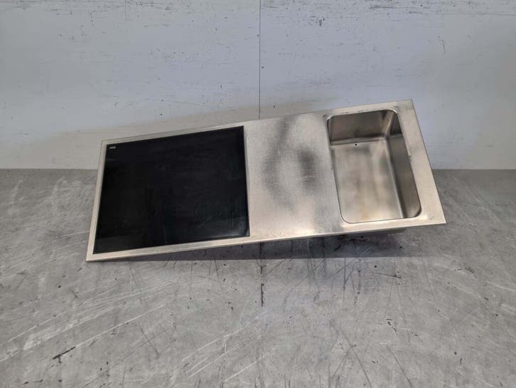 Plaque chauffante Rieber en acier inoxydable avec bain marie, Zakelijke goederen, Horeca | Keukenapparatuur, Verzenden