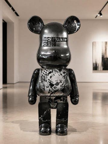 Daluxe Art - 1999 • XXL Pop Art Teddybear – 80 cm