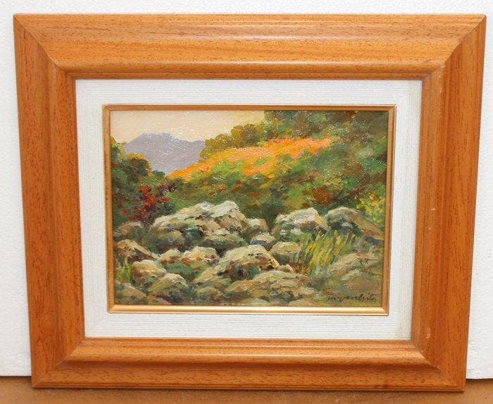 Miguel Martínez Verchili (1898 - 1989) - Mañana en la Colina, Antiek en Kunst, Kunst | Schilderijen | Klassiek