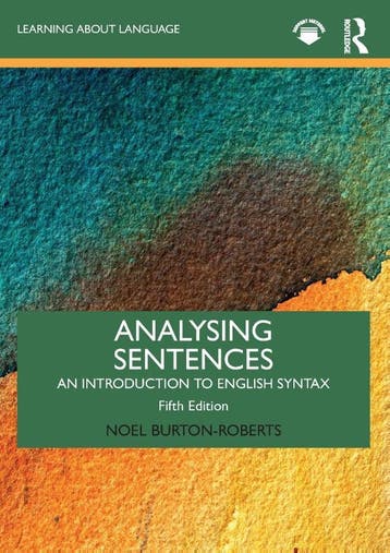Analysing Sentences | Nieuw, Verzenden, Nieuw, Noel (University of Newcastle Burton-Roberts