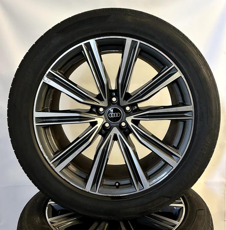 Audi Q8 SQ8 | 21 inch Velgen + Zomerbanden, Auto-onderdelen, Banden en Velgen, 21 inch, Zomerbanden, 285 mm, Personenwagen, Gebruikt