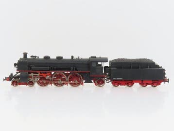 Liliput H0 - 18 02 - Locomotive à vapeur avec tender (1) -