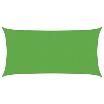 vidaXL Zonneschaduwzeil Lichtgroen 2,5 x 6 m HDPE, Verzenden