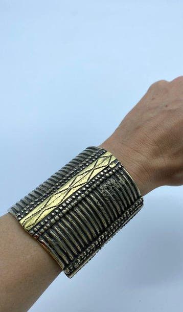 Etnisch zilver en verguld 262 gr - Armband - Islamitische