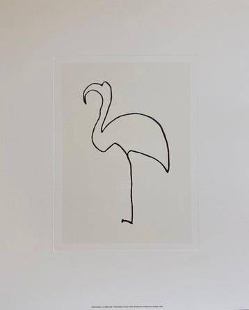 Pablo Picasso (1881-1973) - LE FLAMAND ROSE, 1907”. - 60 x