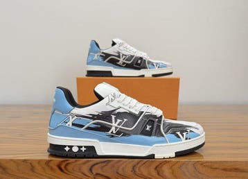 Louis Vuitton - LV Trainer #54 Graphic Print - Sneakers -, Vêtements | Hommes, Chaussures