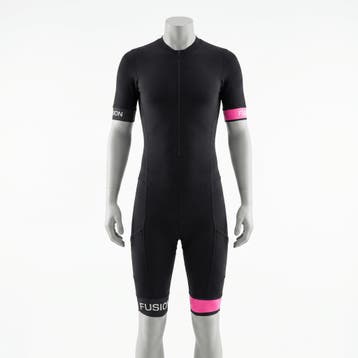 FUSION SPEED SUIT SUBLI BAND Trisuit Zwart / Roze (AAA), Ophalen of Verzenden, Nieuw