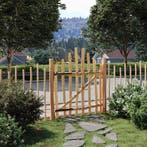 vidaXL Gebogen hekpoort 100 x 120 cm Geïmpregneerd Hazelhout, Verzenden, Nieuw
