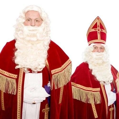 Sinterklaas Baard P Kanekalon, Hobby & Loisirs créatifs, Articles de fête, Envoi