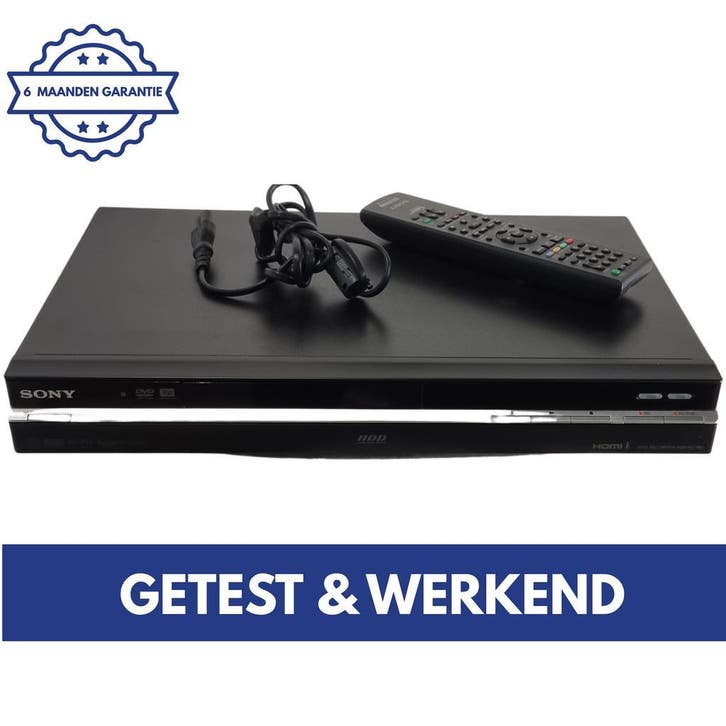 Sony RDR-HX780 | DVD Recorder | DVD Speler | HDD Recorder, Audio, Tv en Foto, DVD spelers, Met harddisk, Gebruikt, Sony, Dvd-recorder