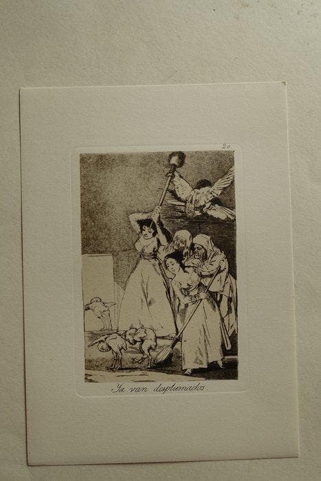 Francisco De Goya (1746-1828) - Caprichos, Blatt #20: Ya van, Antiek en Kunst, Antiek | Overige Antiek