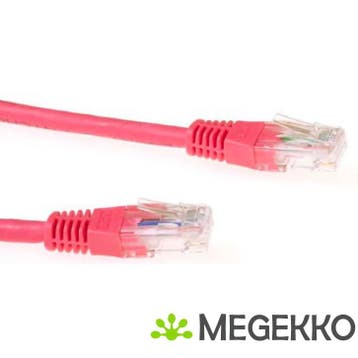 ACT Rode 10 meter LSZH U/UTP CAT6 patchkabel met RJ45, Computers en Software, Verzenden, Nieuw