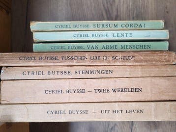Cyriel Buysse - 7x oude uitgaves van Cyriel Buysse