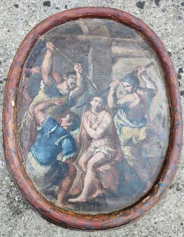 Scuola dellItalia centrale (XVII) - Cristo deriso e, Antiek en Kunst