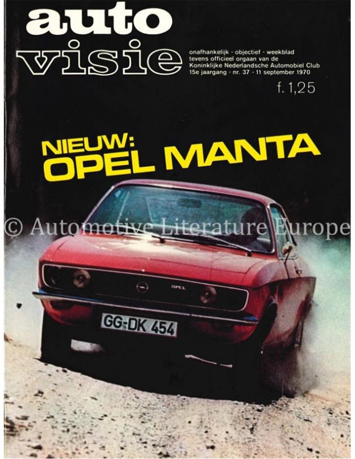 1970 AUTOVISIE MAGAZINE 37 NEDERLANDS, Livres, Autos | Brochures & Magazines
