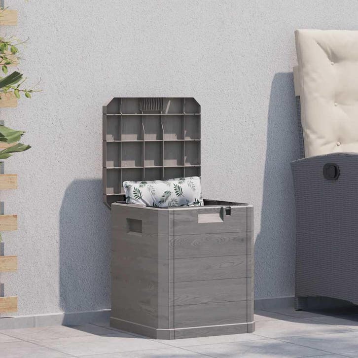 vidaXL Opbergbox voor in de tuin 90 L bruin, Tuin en Terras, Bergingen en Tuinkasten, Nieuw, Verzenden