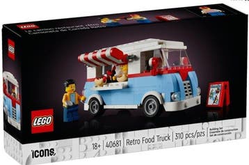 Lego Set - 40681 - Icons - Retro Food Truck - SHIPPING 10