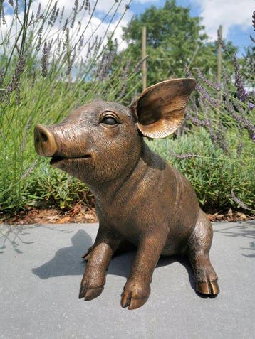 Beeldje - Pigglet - Brons