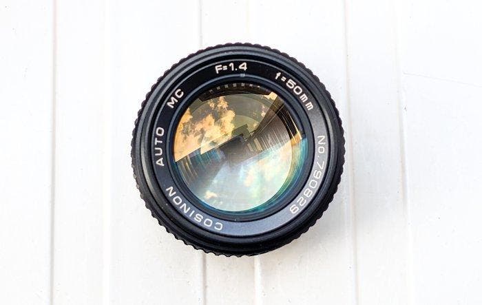 Cosina Cosinon MC 1,4/50 Prime lens, Audio, Tv en Foto, Fotocamera's Analoog