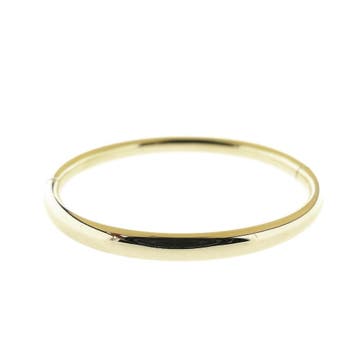 Gouden slavenarmband; Maat M/L, Ophalen of Verzenden, Gebruikt, Goud, Goud