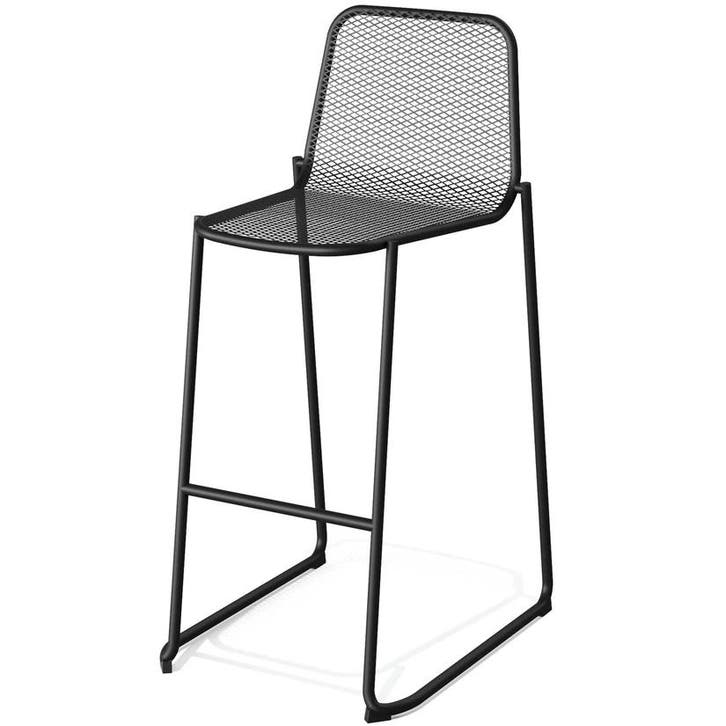 Barkruk | MASE | Staal | Zwart | In-/Outdoor | Stapelbaar |, Zakelijke goederen, Horeca | Keukenapparatuur, Nieuw in verpakking