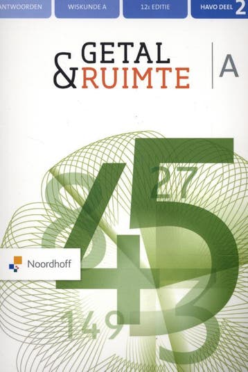 Getal & Ruimte 12e ed havo A antwoorden 2 9789001896041, Boeken, Verzenden, Zo goed als nieuw