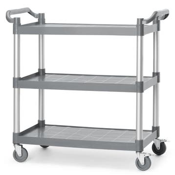 Serveerwagen | Kunststof | 3 Niveaus (842x486) | Wielen, Verzenden, Nieuw in verpakking