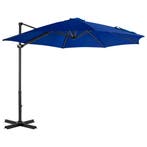 vidaXL Zweefparasol met aluminium paal 300 cm azuurblauw, Verzenden, Nieuw