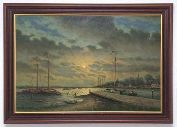 H. J. Wijngaard (1922-2012) - Gezicht op de Ijssel