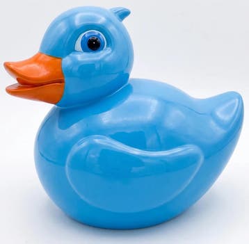 Blauwe eend - 25 cm, Verzamelen, Verzenden, Nieuw