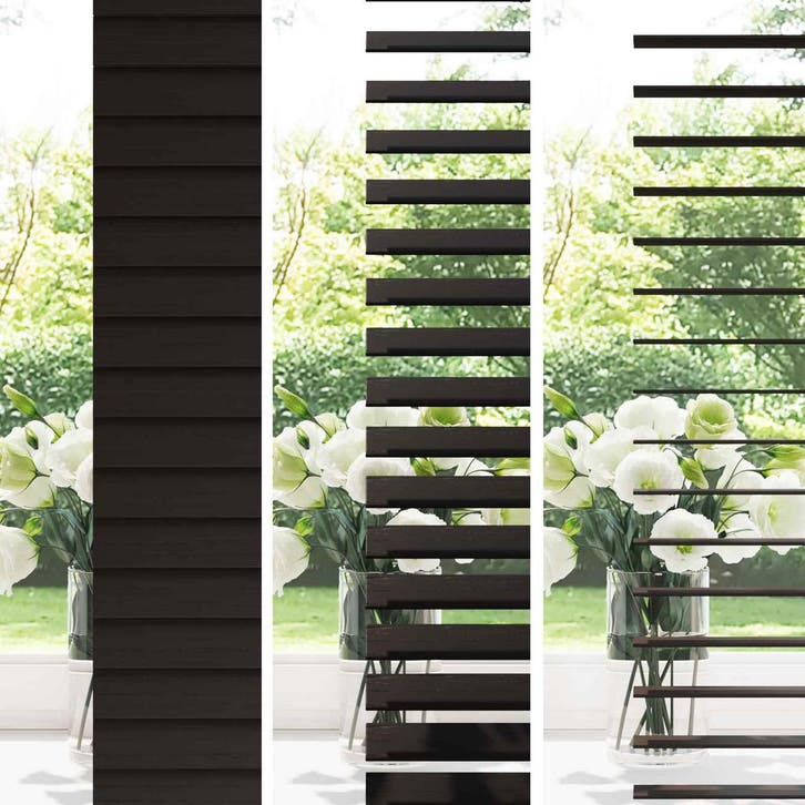 vidaXL Jaloezie Donkerbruin 115 x 130 cm 35 mm Massief, Huis en Inrichting, Stoffering | Gordijnen en Lamellen, Nieuw, Verzenden