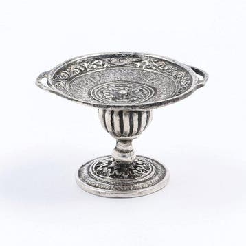 Miniatuur servies - Beeldje (3) - .835 zilver, .925 zilver, Antiek en Kunst
