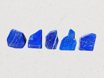 Hoogwaardige lapis lazuli Vrije vorm- 1510 g - (5)