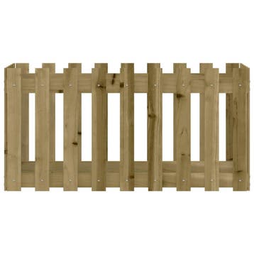 vidaXL Plantenbak verhoogd hekontwerp 100x50x50 cm, Verzenden