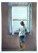 Salvador Dalí (after) - Figura en una finestra - Licensed