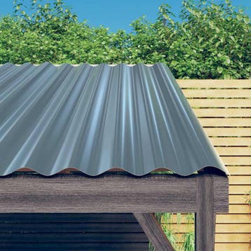 vidaXL Dakpanelen 36 st 80x36 cm gegalvaniseerd staal grijs, Verzenden