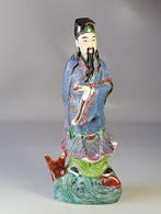 Sculpture hommes - Porcelaine - Chine - Dynastie Qing