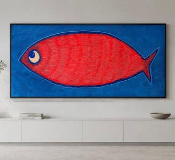 Denis Kuvayev (1971) - Goldfish in blue waters - XL
