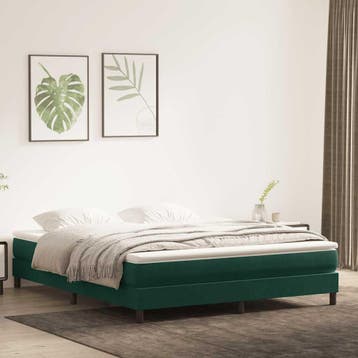 vidaXL Boxspringbed zonder matras 180x220 cm fluweel, Huis en Inrichting, Verzenden, Nieuw