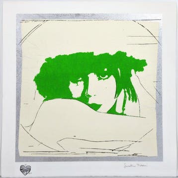 Giosetta Fioroni (1932) - Doppio Liberty Verde Luminoso