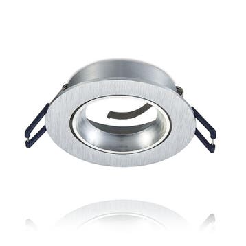 GU10 - armatuur - Carme - kantelbaar - zilver, Verzenden