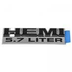 Logo HEMI 5.7 liter black/chrome, Ophalen of Verzenden, Nieuw